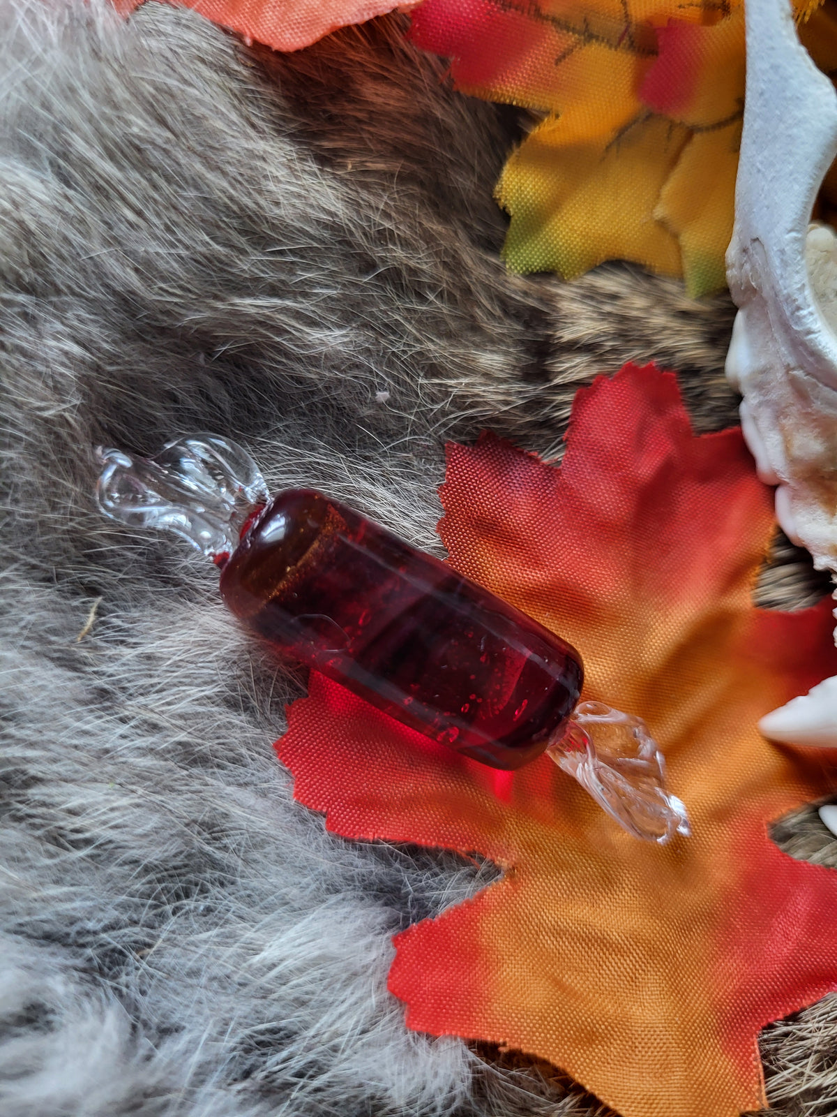 Glass Halloween Roll Candies