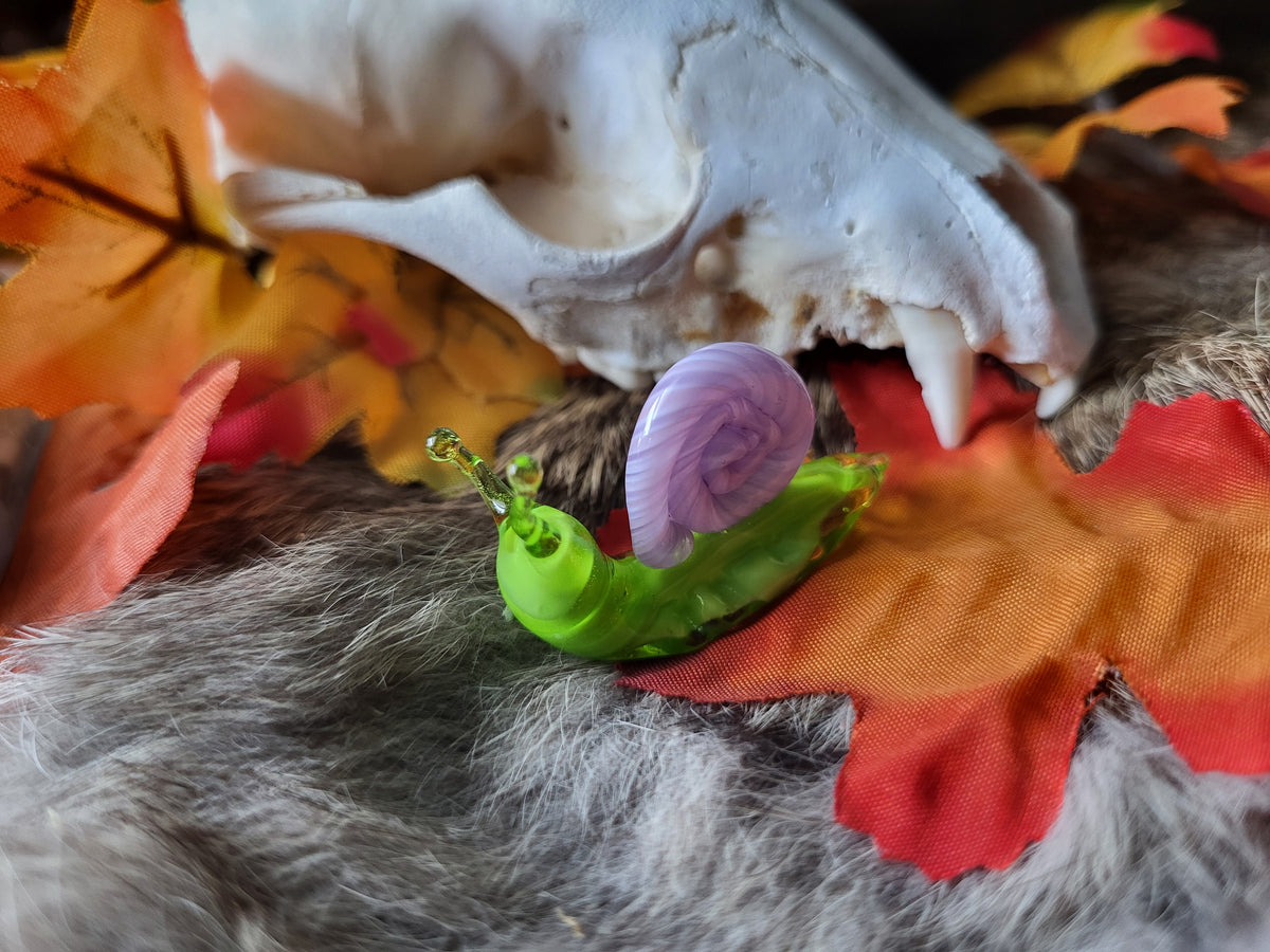 Tricky Halloween Glass Snails