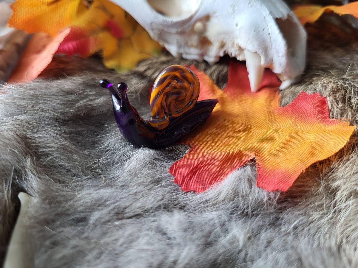 Tricky Halloween Glass Snails