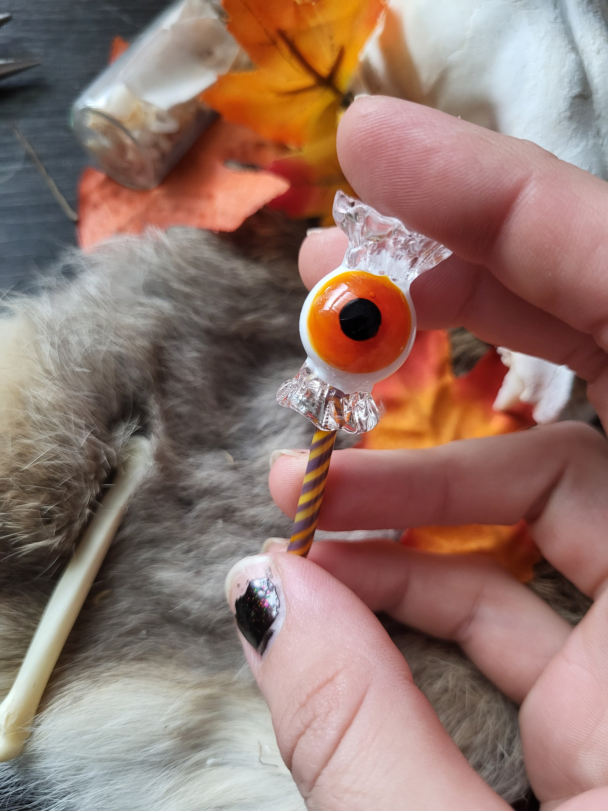 Tricky Halloween Glass Eye-Pops