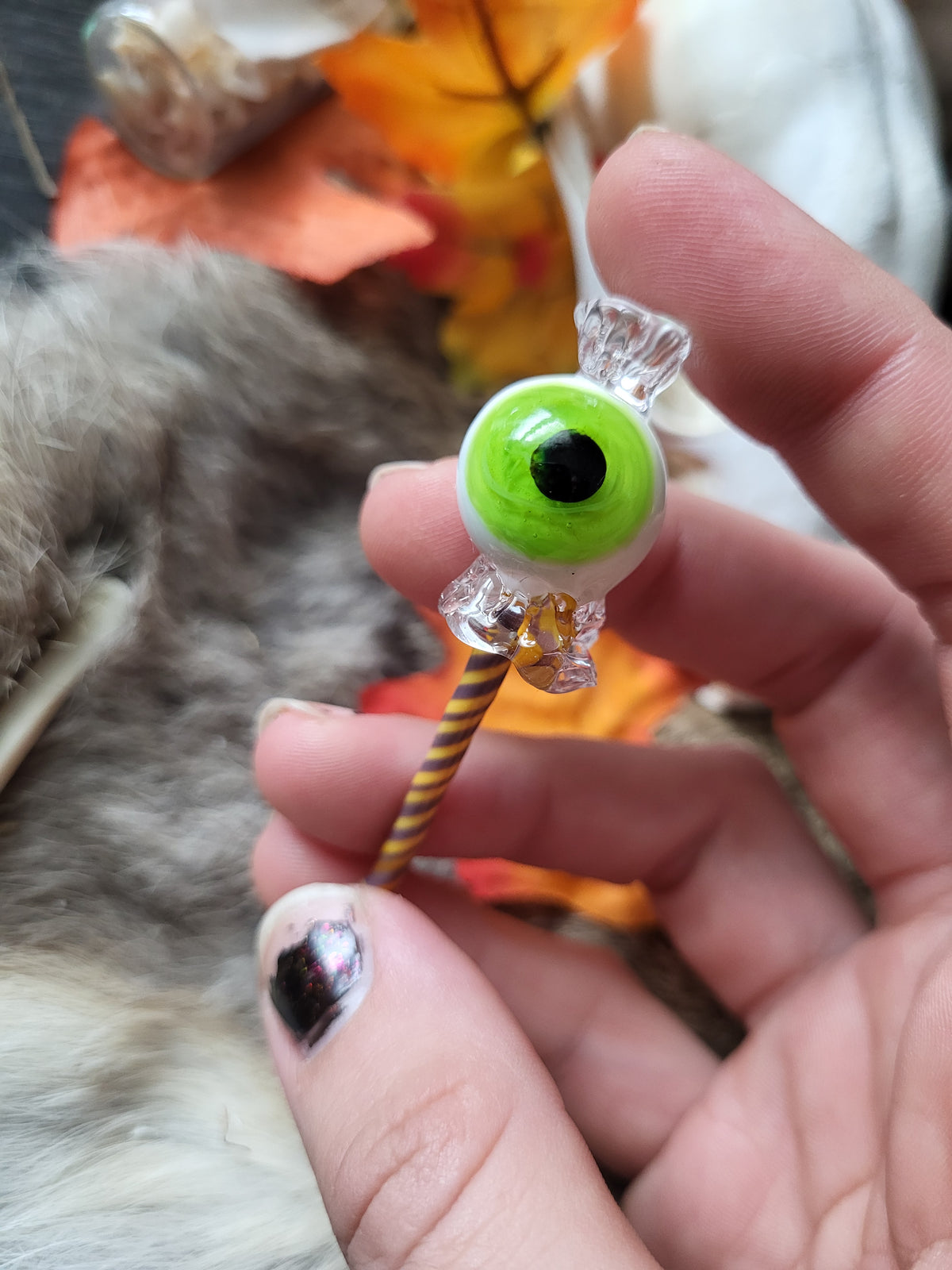 Tricky Halloween Glass Eye-Pops