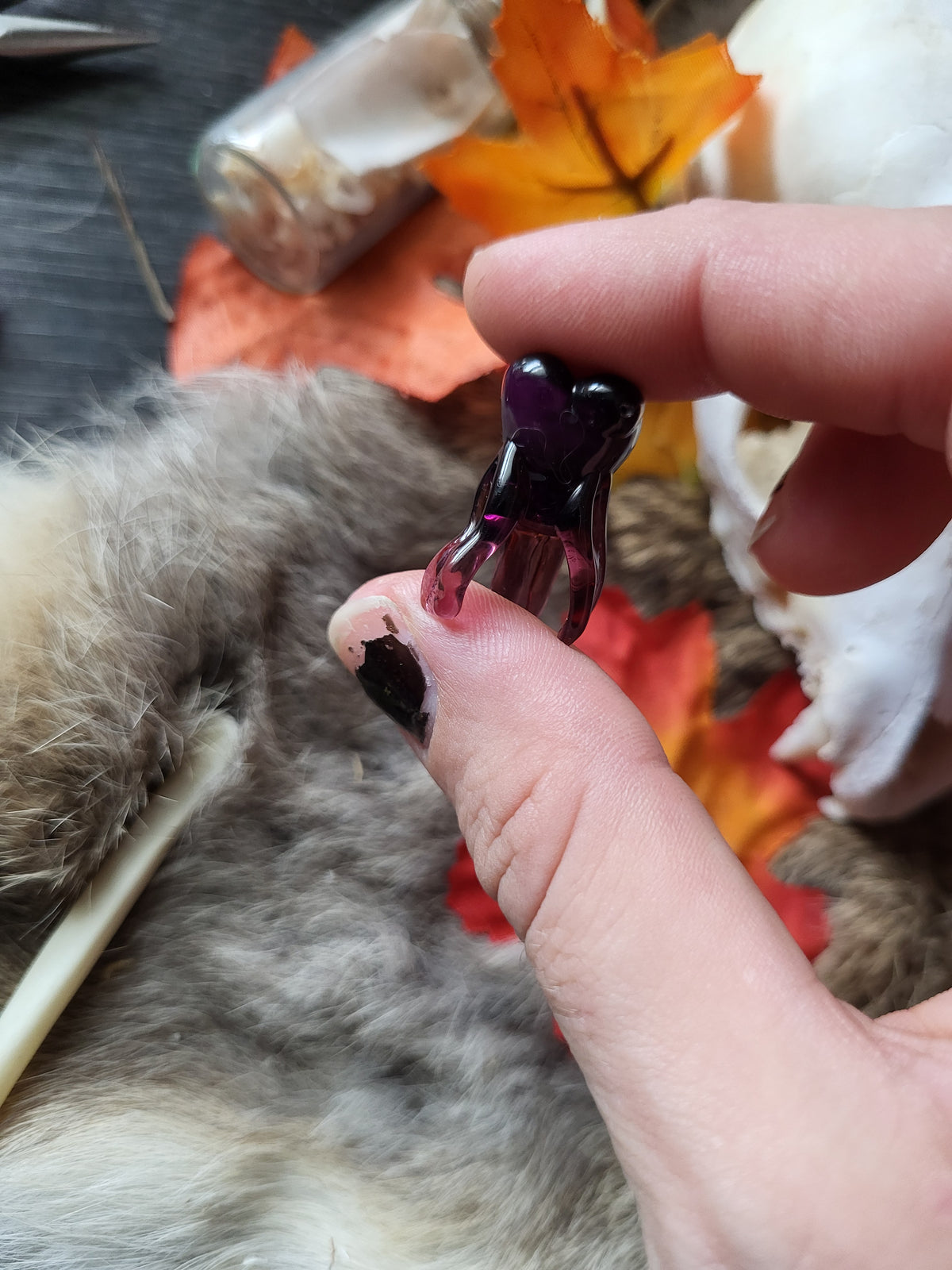 Tricky Halloween Glass Sweet Teeth