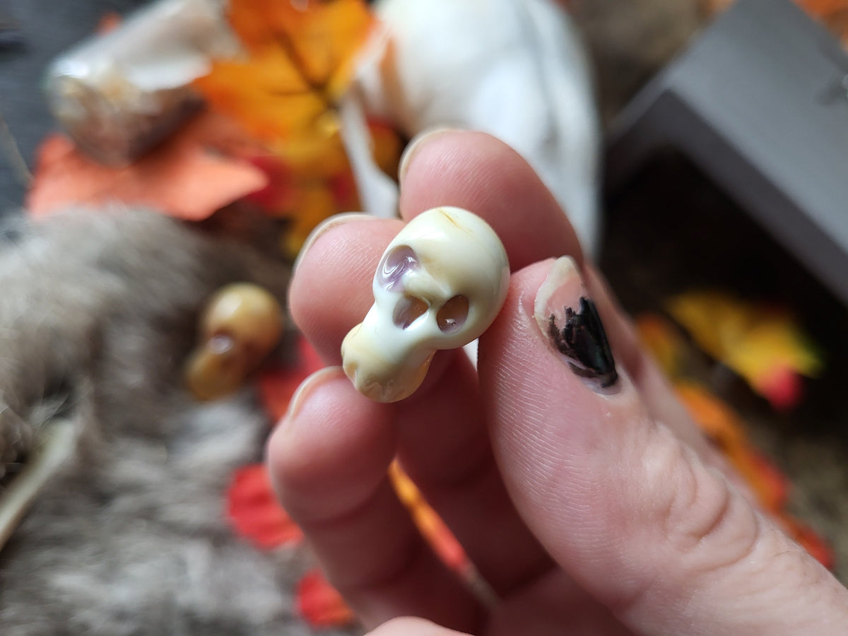 Tiny Glass Skulls