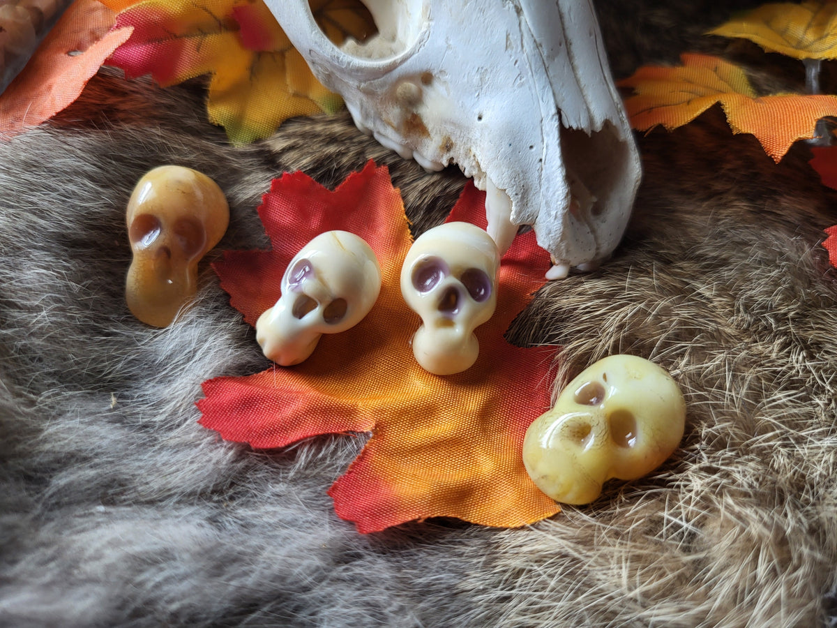 Tiny Glass Skulls