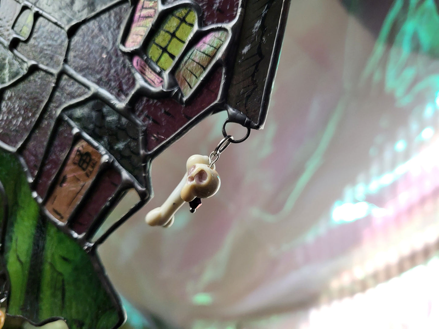 Baba Yaga's Hut Stained Glass Suncatcher