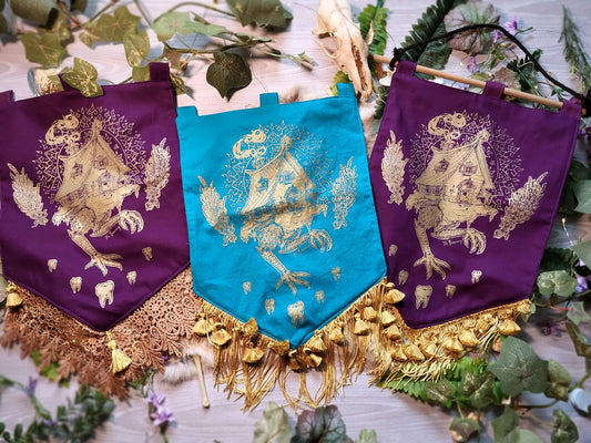 Golden Fantasy Baba Yaga's Hut Bigger Banners
