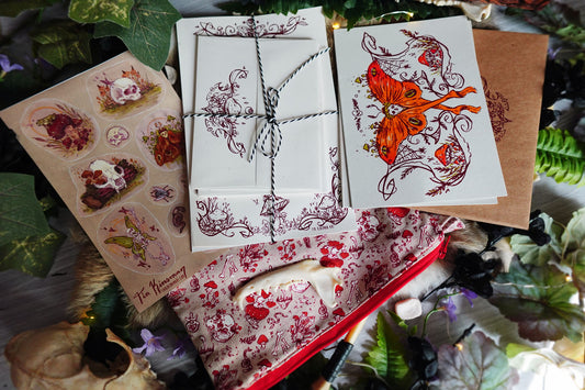 Goblin Garden Complete Collection Goth Stationery Set