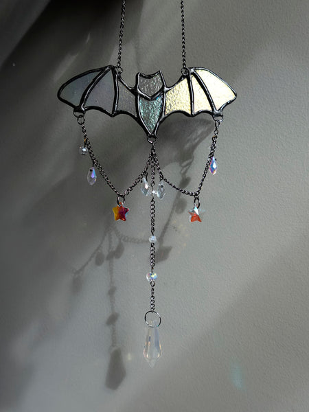 Candy Bats Stained Glass Window Charms