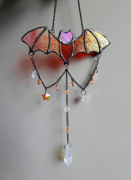 Candy Bats Stained Glass Window Charms