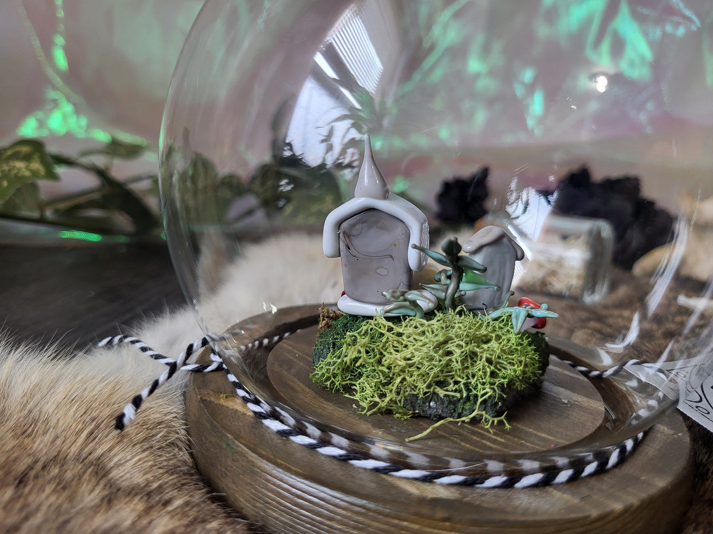 Glass Cemetery Diorama Dome