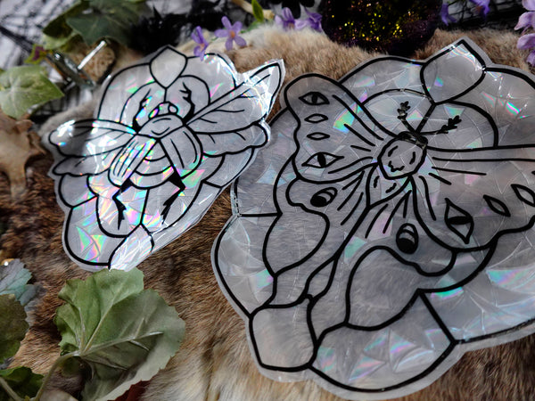 Magic Moth Rainbow Window Cling