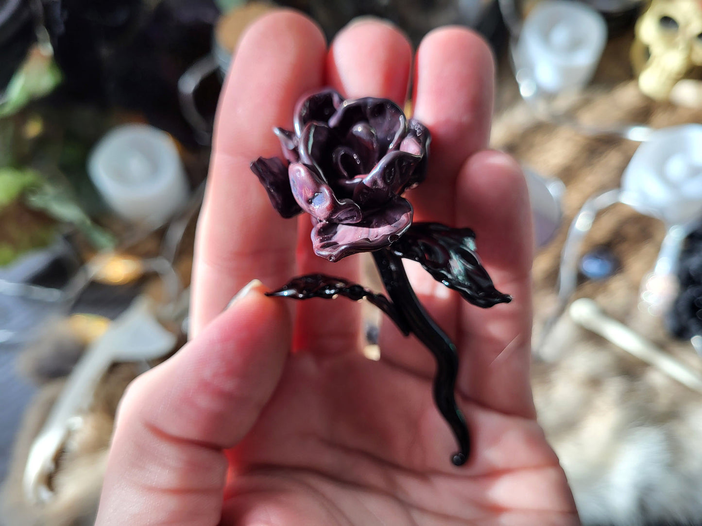 Mini Eternal Love Glass Roses