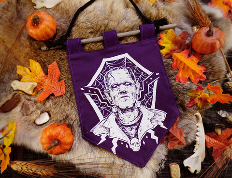 Frankenstein's Monster Limited Edition Halloween Bitty Banner