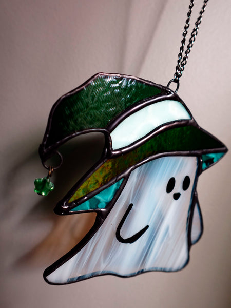 Witch Ghosties Stained Glass Window Charms