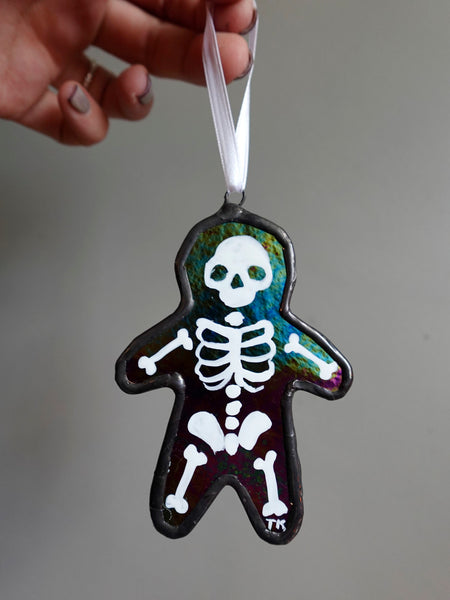 Gingerdead Men Ornaments Stained Glass!