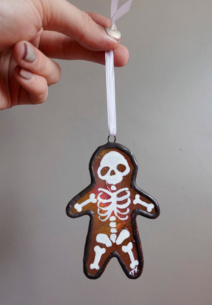 Gingerdead Men Ornaments Stained Glass!