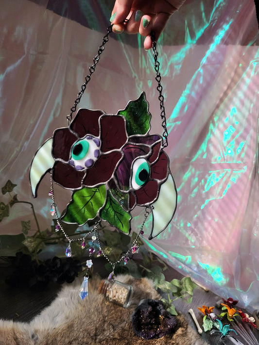 Sybil's Gaze Stained Glass Sun catchers