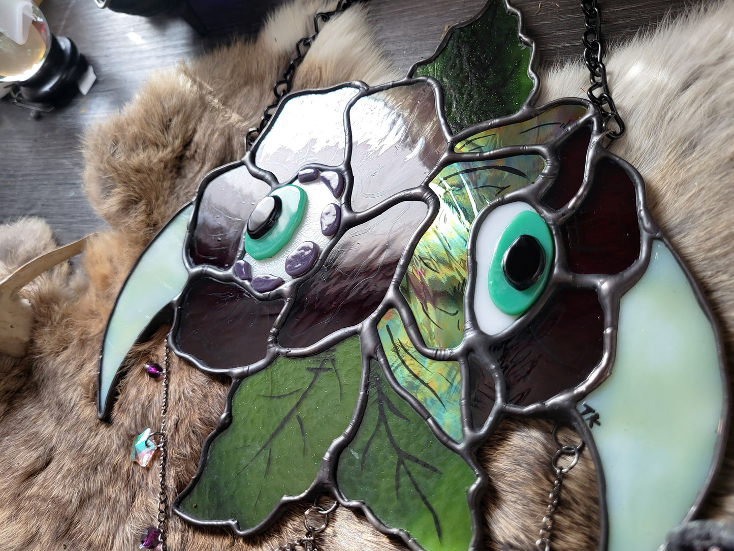 Sybil's Gaze Stained Glass Sun catchers