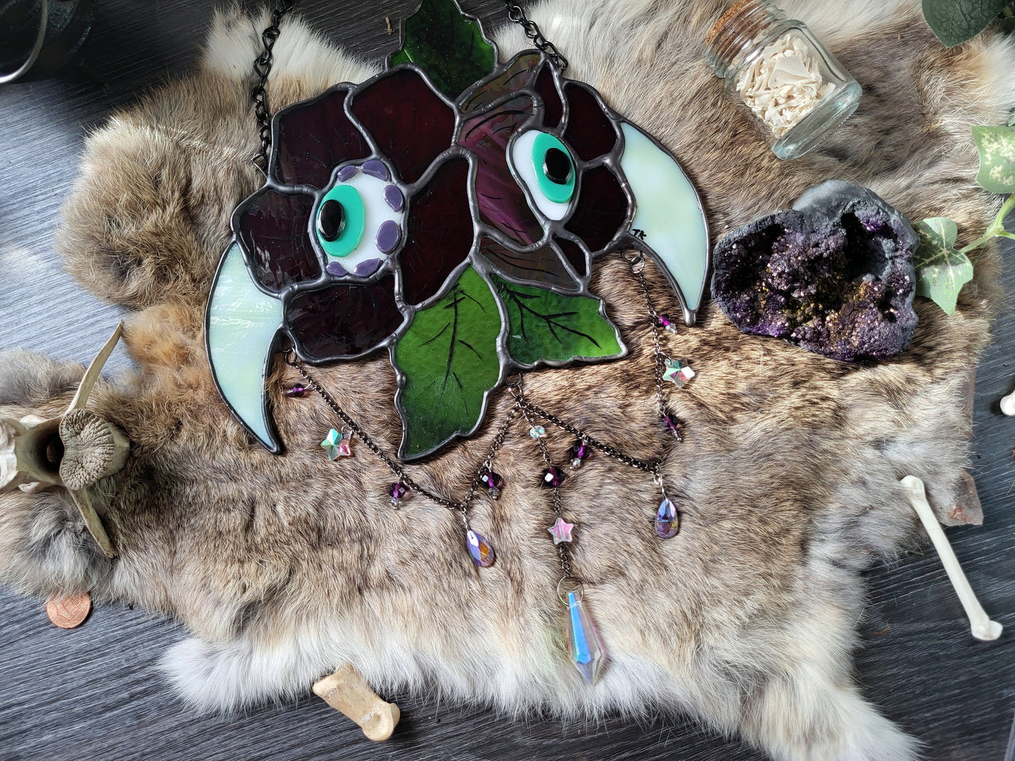 Sybil's Gaze Stained Glass Sun catchers