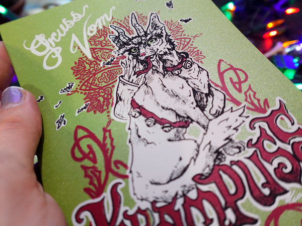 Krampuss Hand Printed Cards