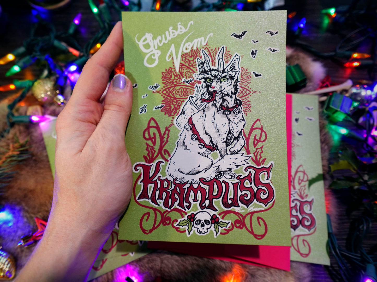 Krampuss Hand Printed Cards