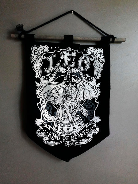 Leo Dark Zodiac Bigger Banner