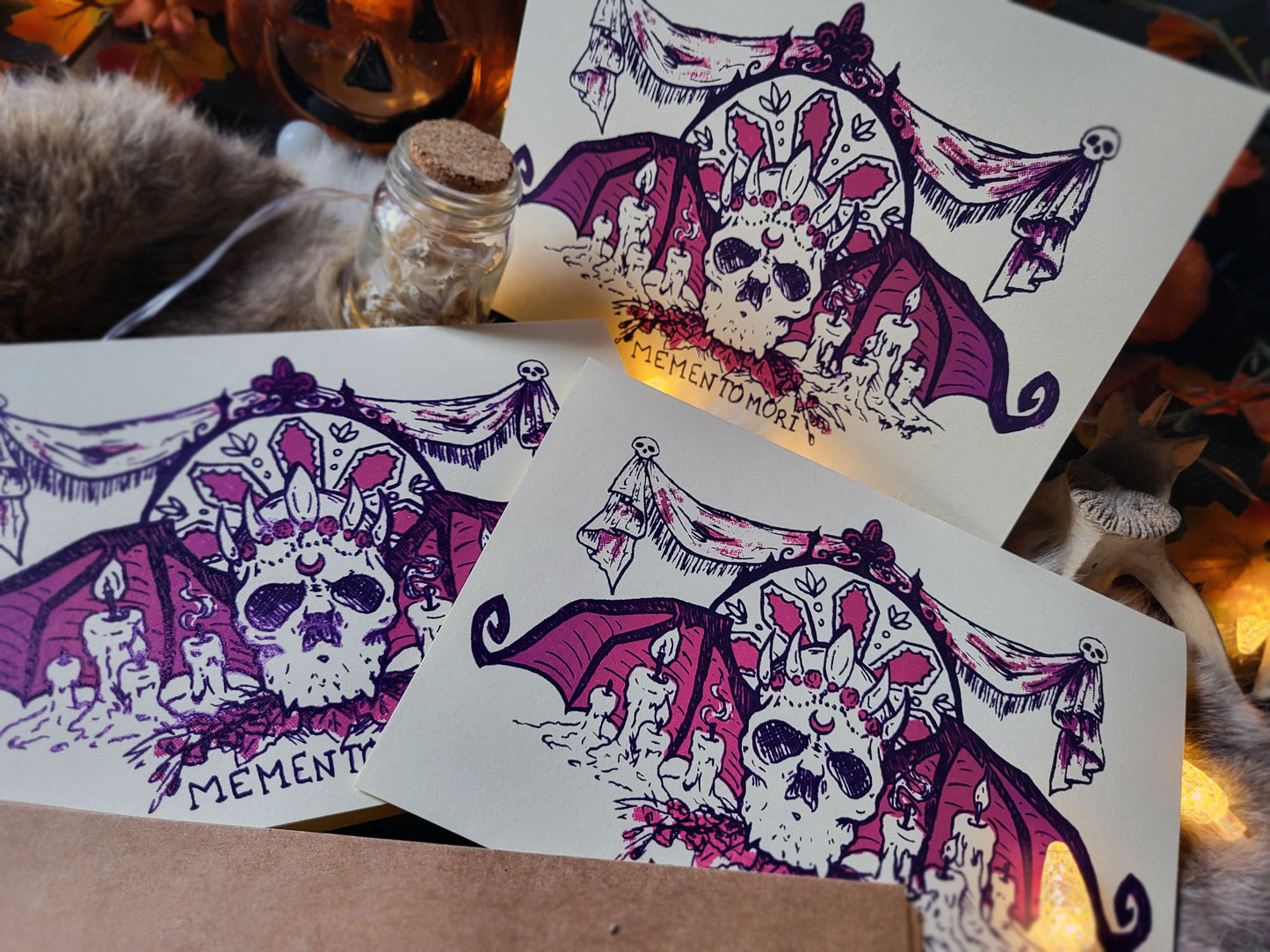 Memento Mori Goth Stationery Set (Complete Collection)
