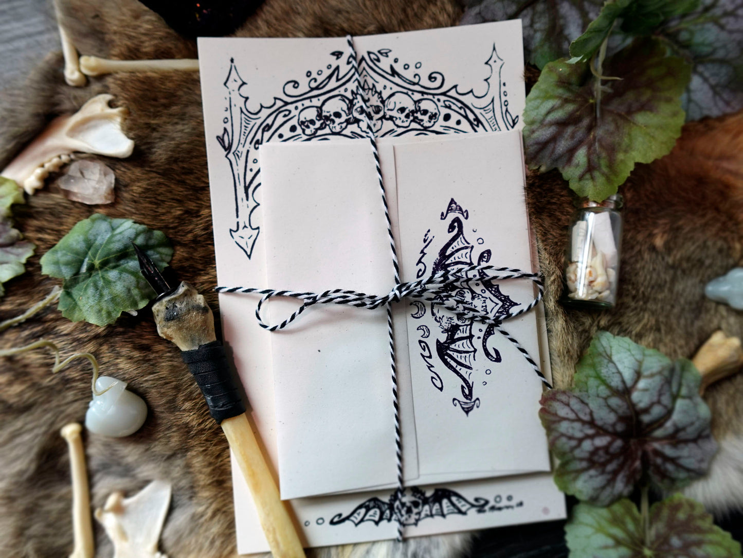 Memento Mori Letter Stationery Set