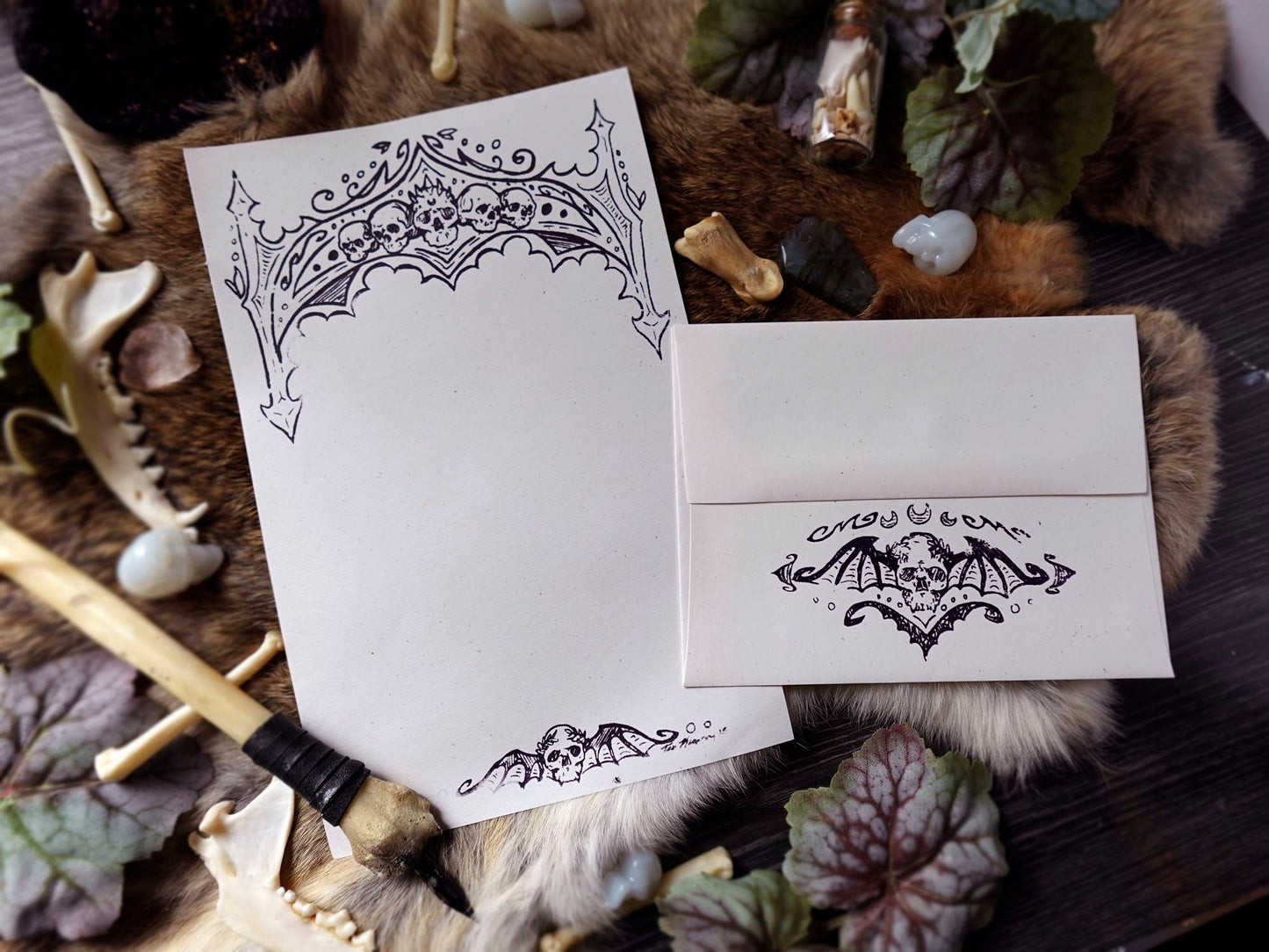 Memento Mori Letter Stationery Set