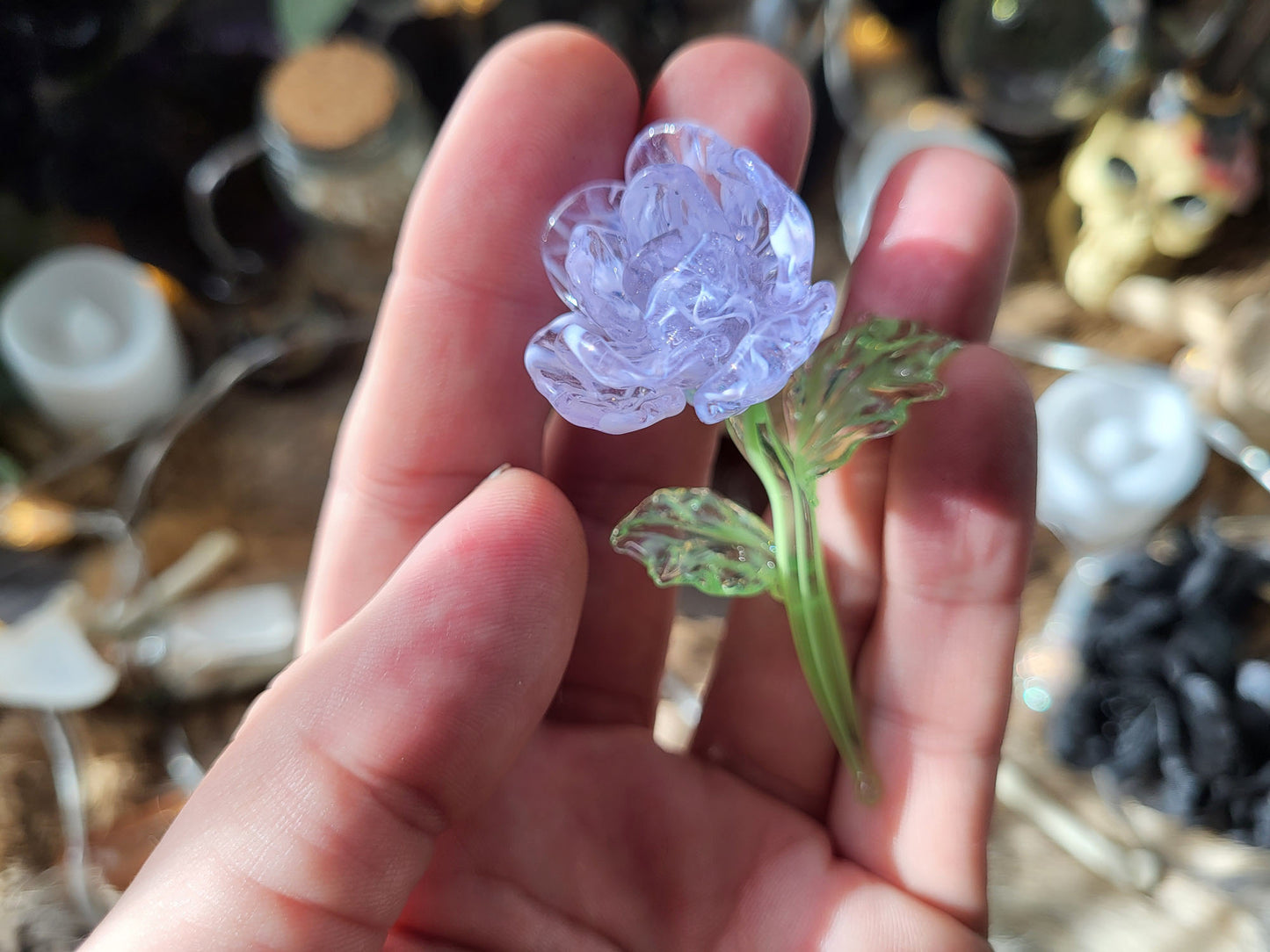 Mini Eternal Love Glass Roses