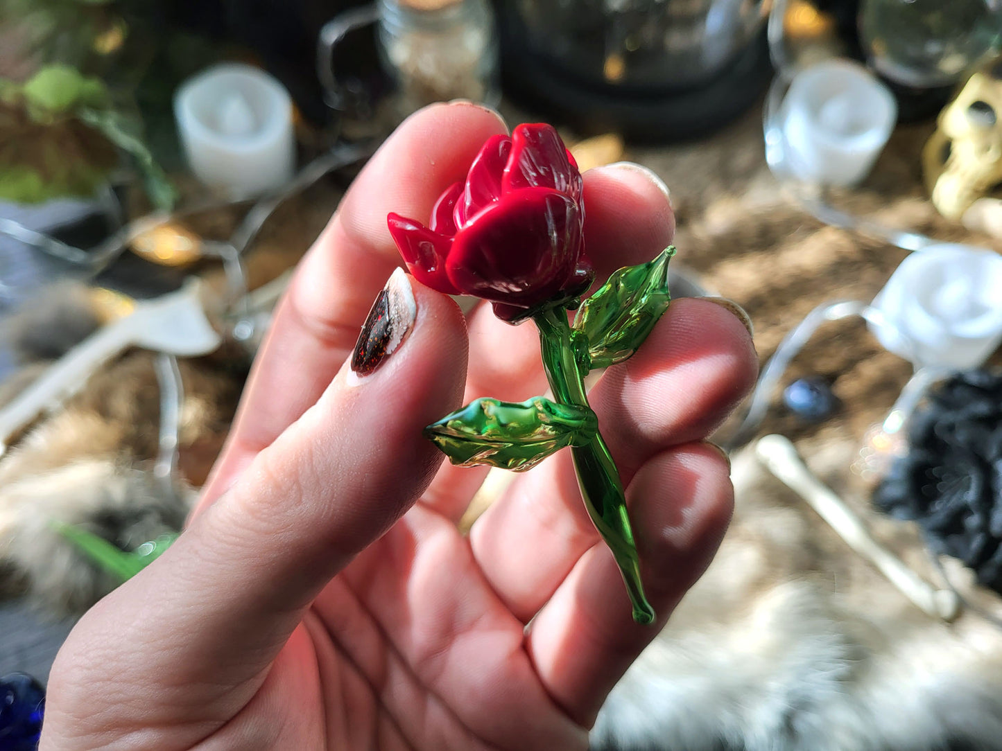 Mini Eternal Love Glass Roses