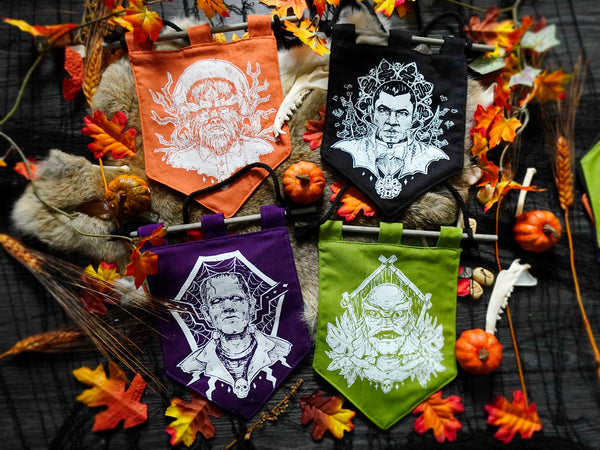 Dracula Limited Edition Halloween Bitty Banner