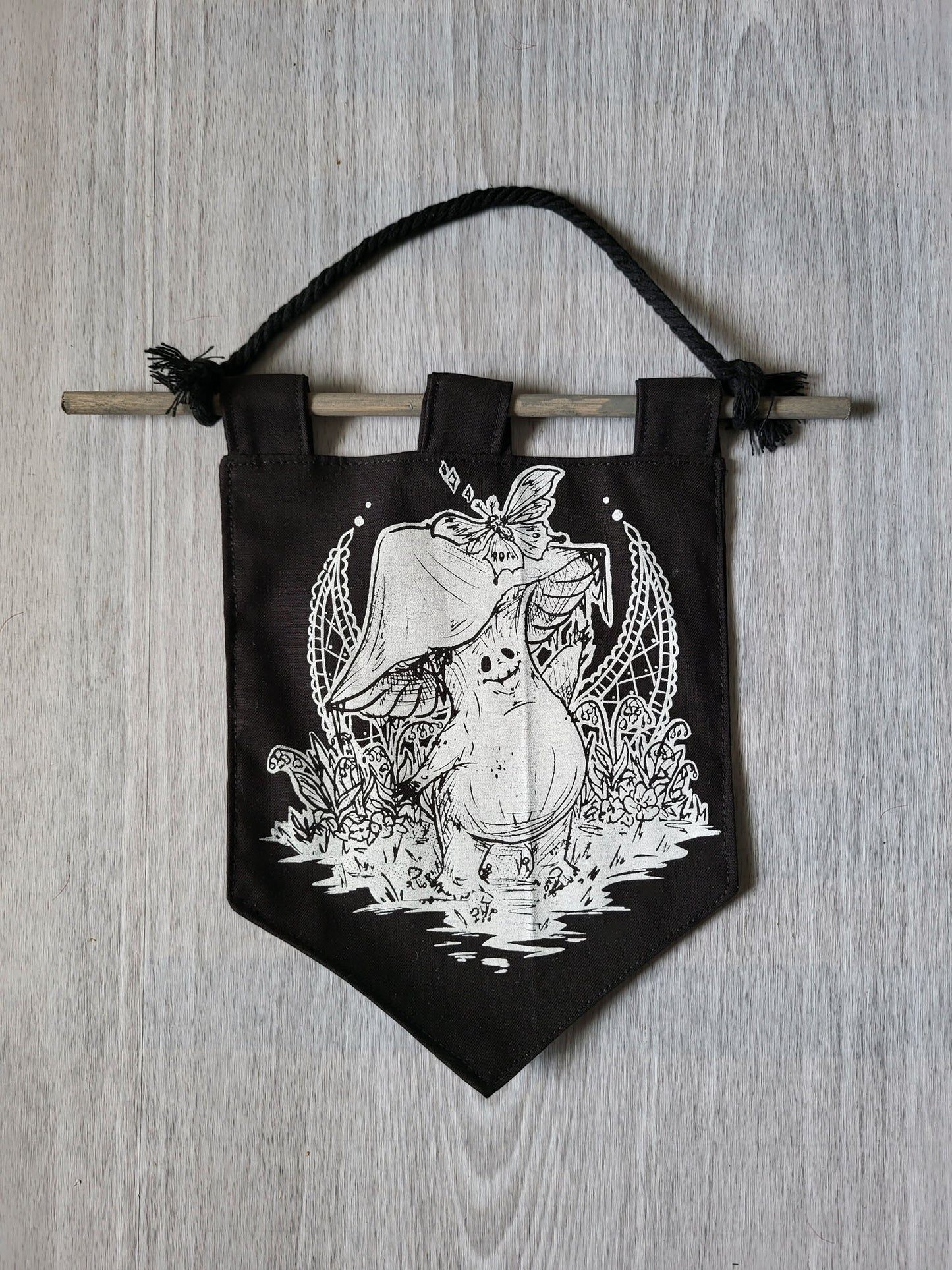Mushroom Fae Fairy Tale Bitty Banner