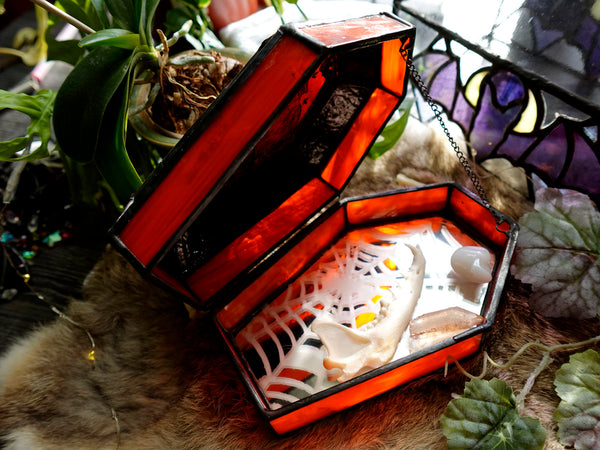 Pumpkin King Coffin Box