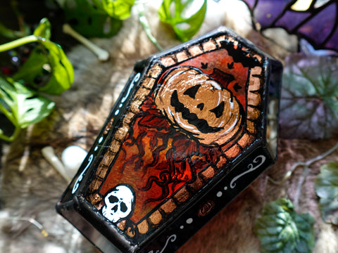 Pumpkin King Coffin Box