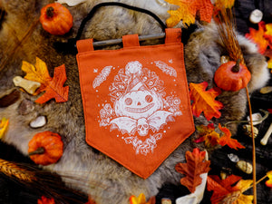 Party Pumpkin Halloween Bitty Banner