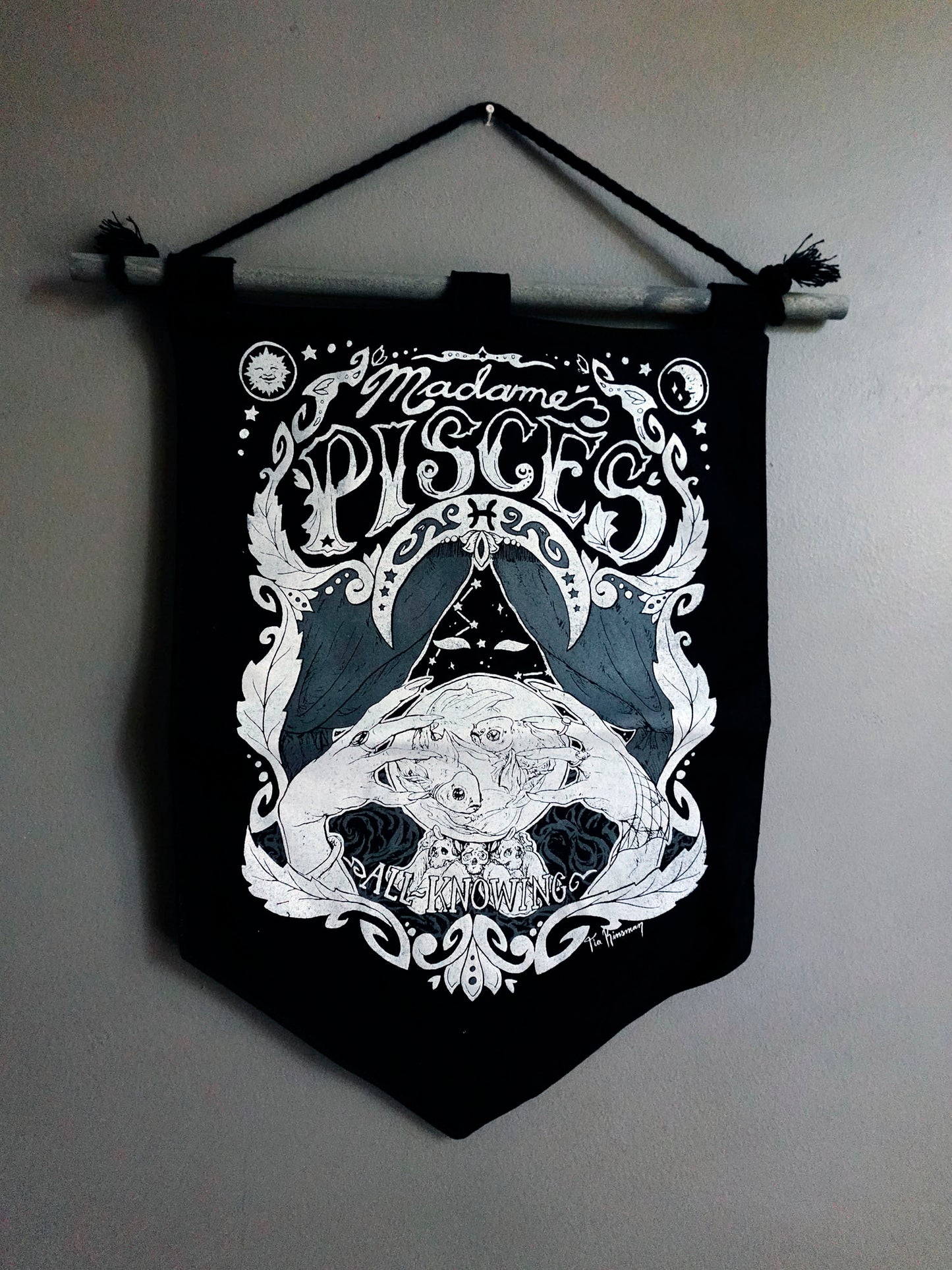 Pisces Dark Zodiac Bigger Banner