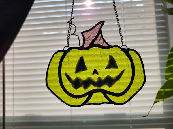 Pumpkin Stained Glass!