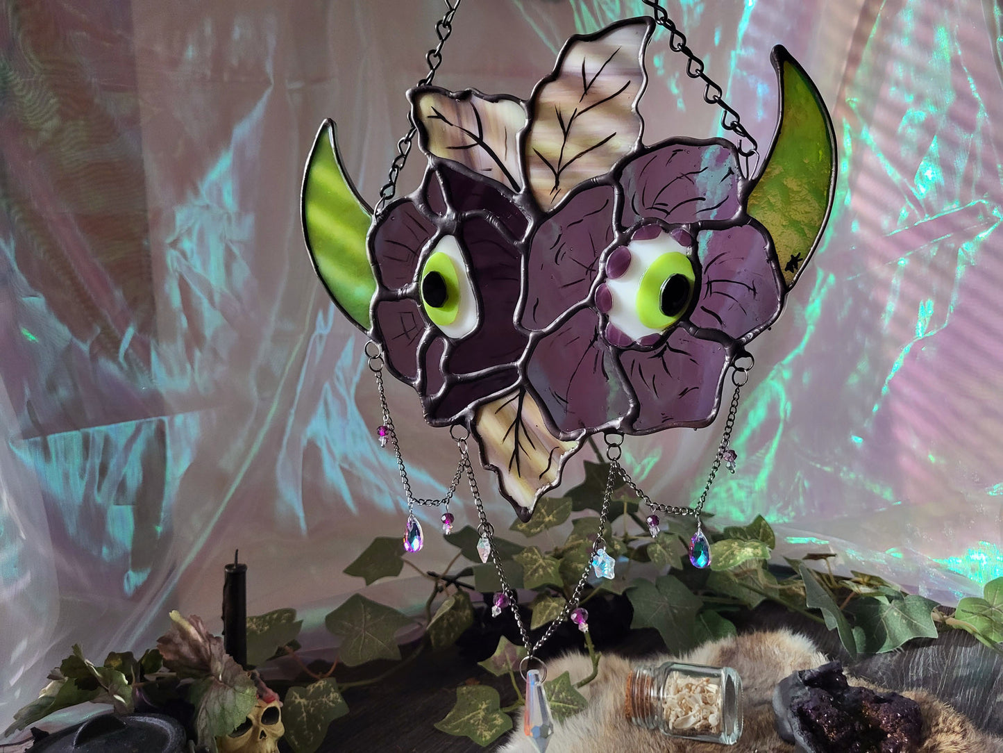 Sybil's Gaze Stained Glass Sun catchers