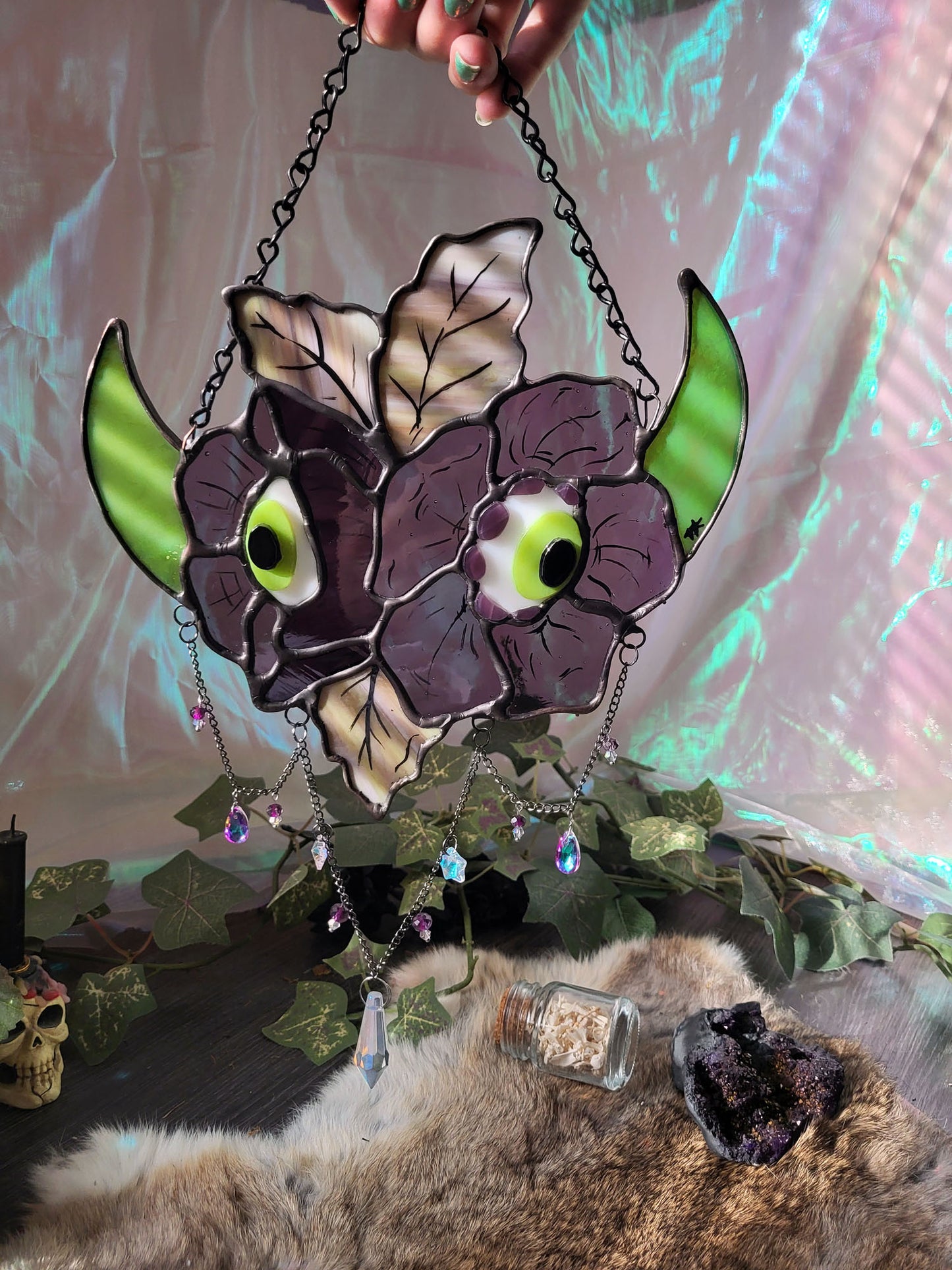 Sybil's Gaze Stained Glass Sun catchers