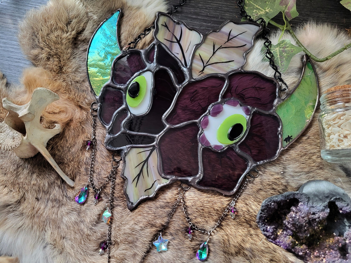 Sybil's Gaze Stained Glass Sun catchers