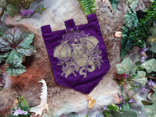 Golden Fantasy Rat King Fairy Tale Bitty Banner