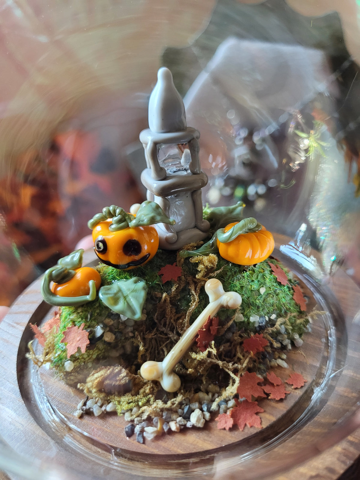 Halloween Cemetery Dome #4