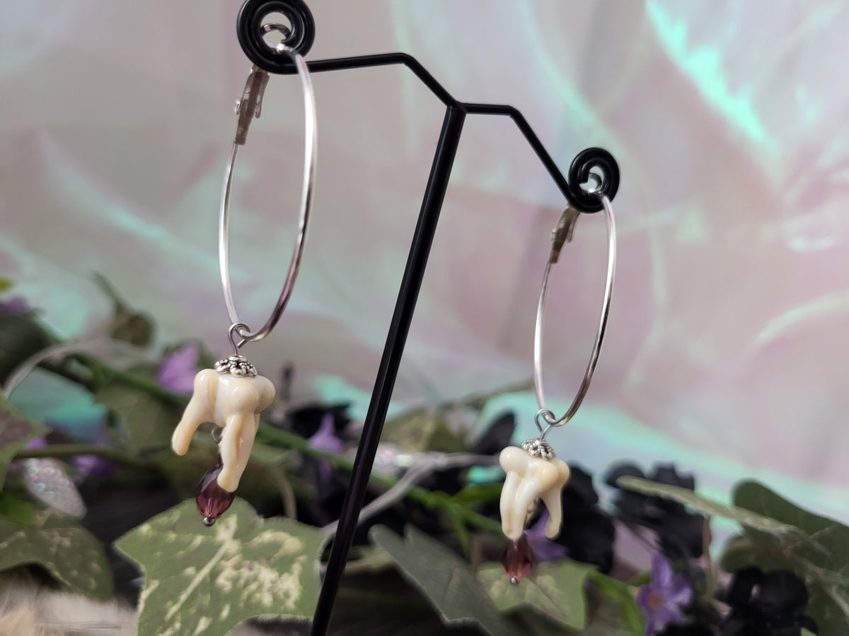 Glass Teeth Earring Sets