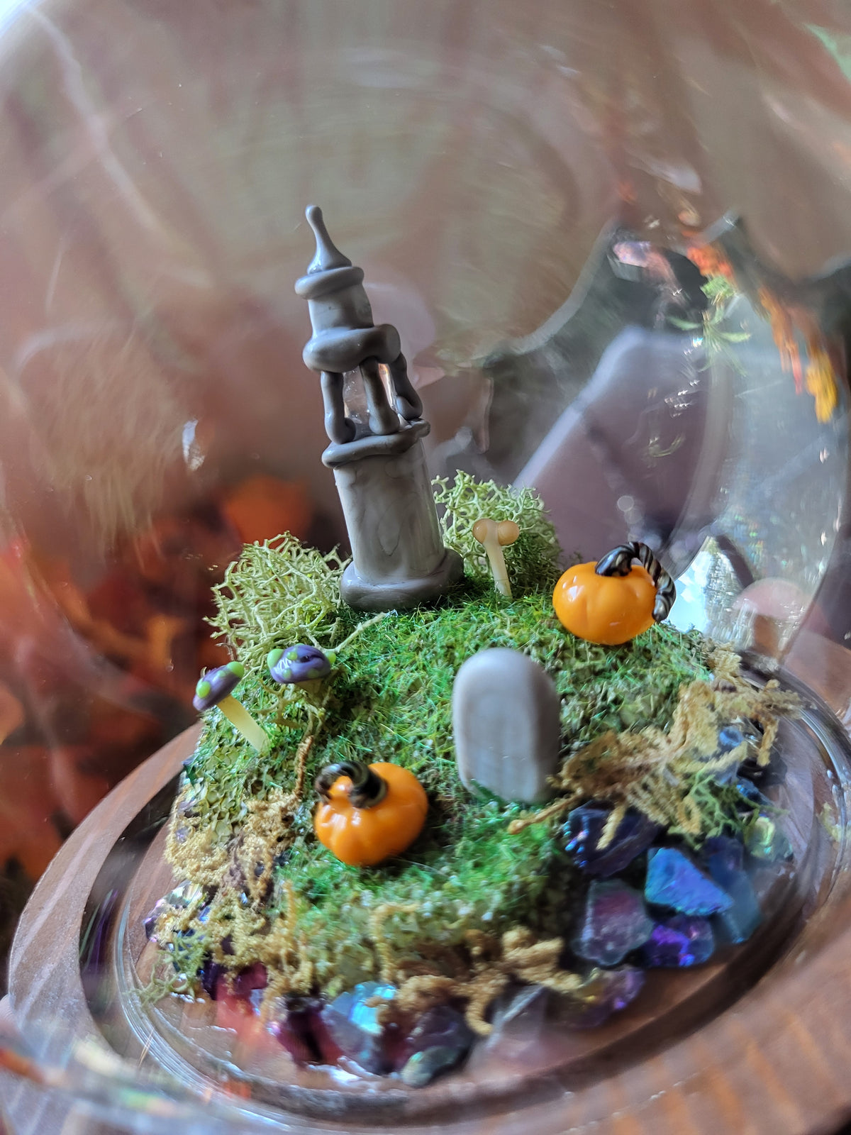 Halloween Cemetery Dome #3