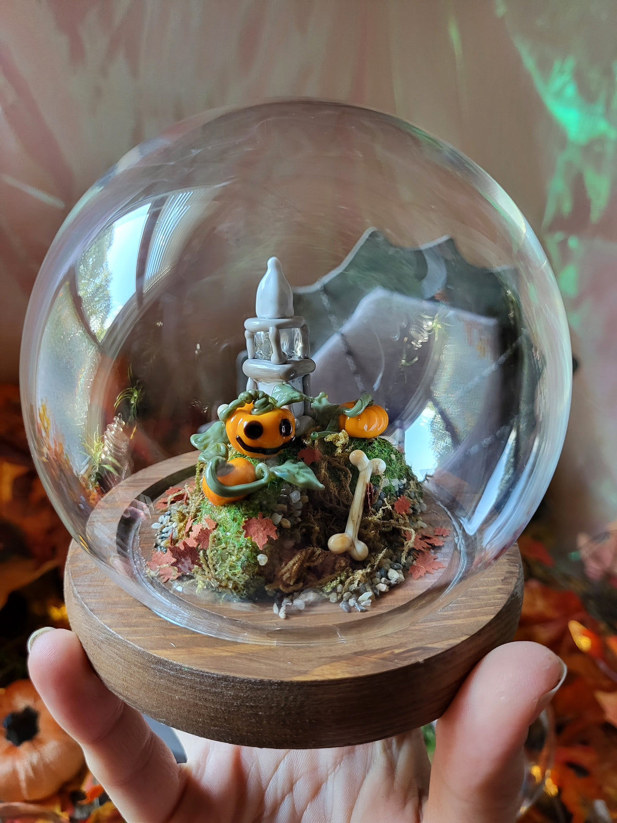 Halloween Cemetery Dome #4