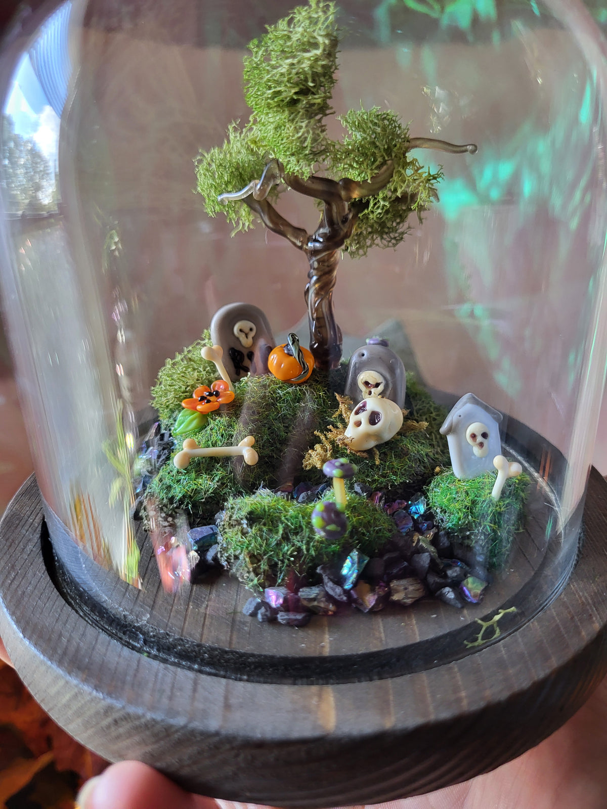 Halloween Cemetery Dome #1