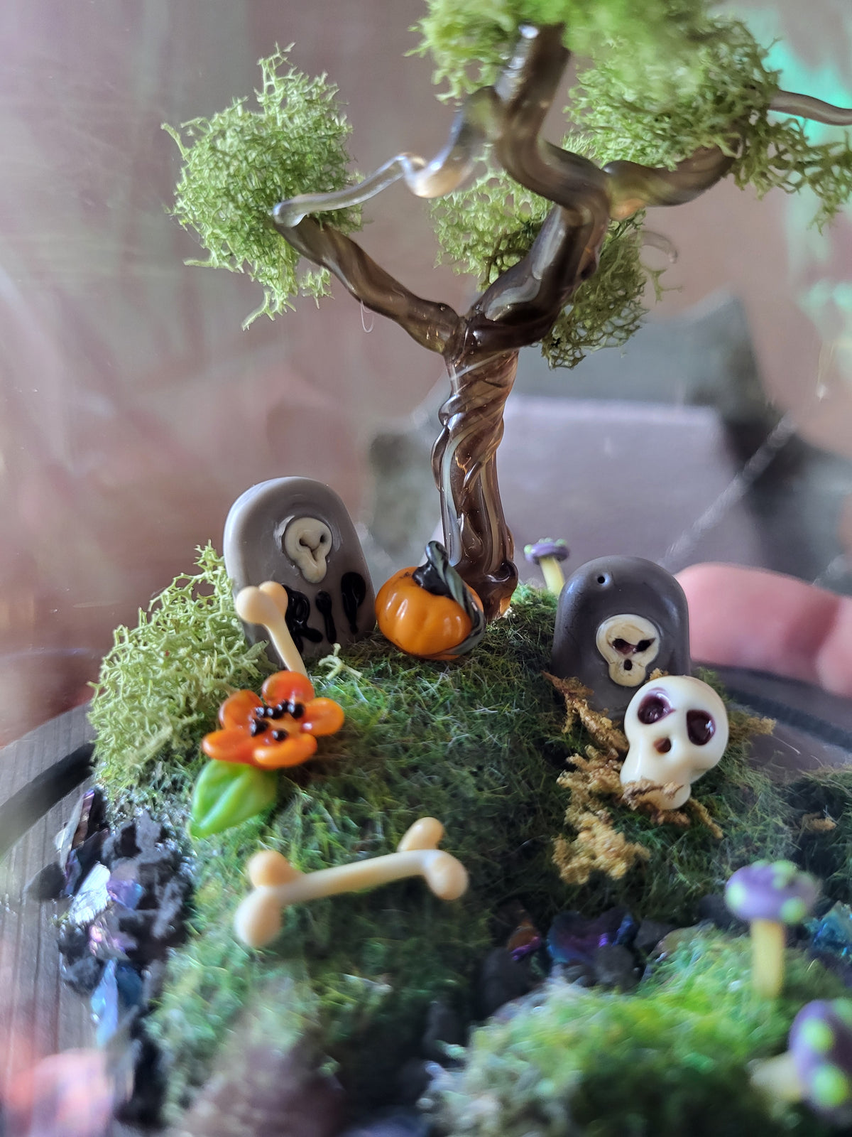 Halloween Cemetery Dome #1