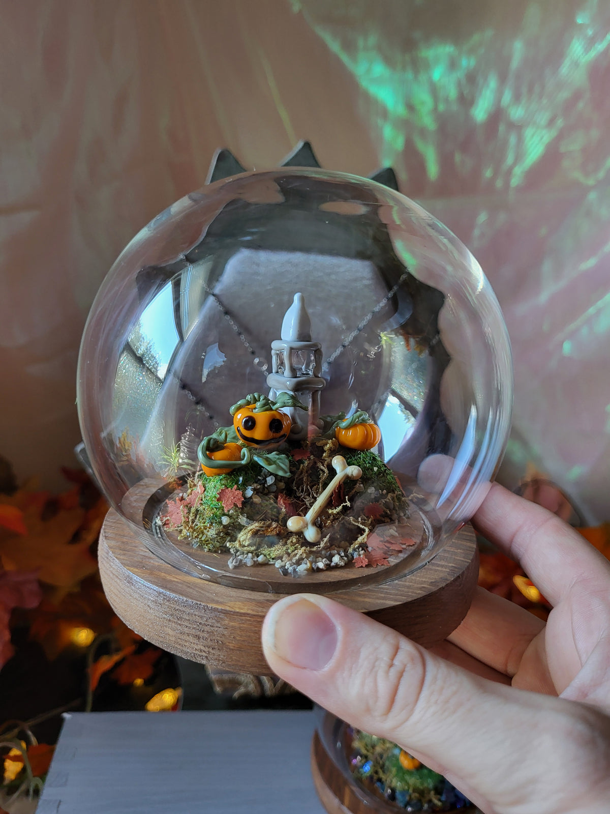 Halloween Cemetery Dome #4