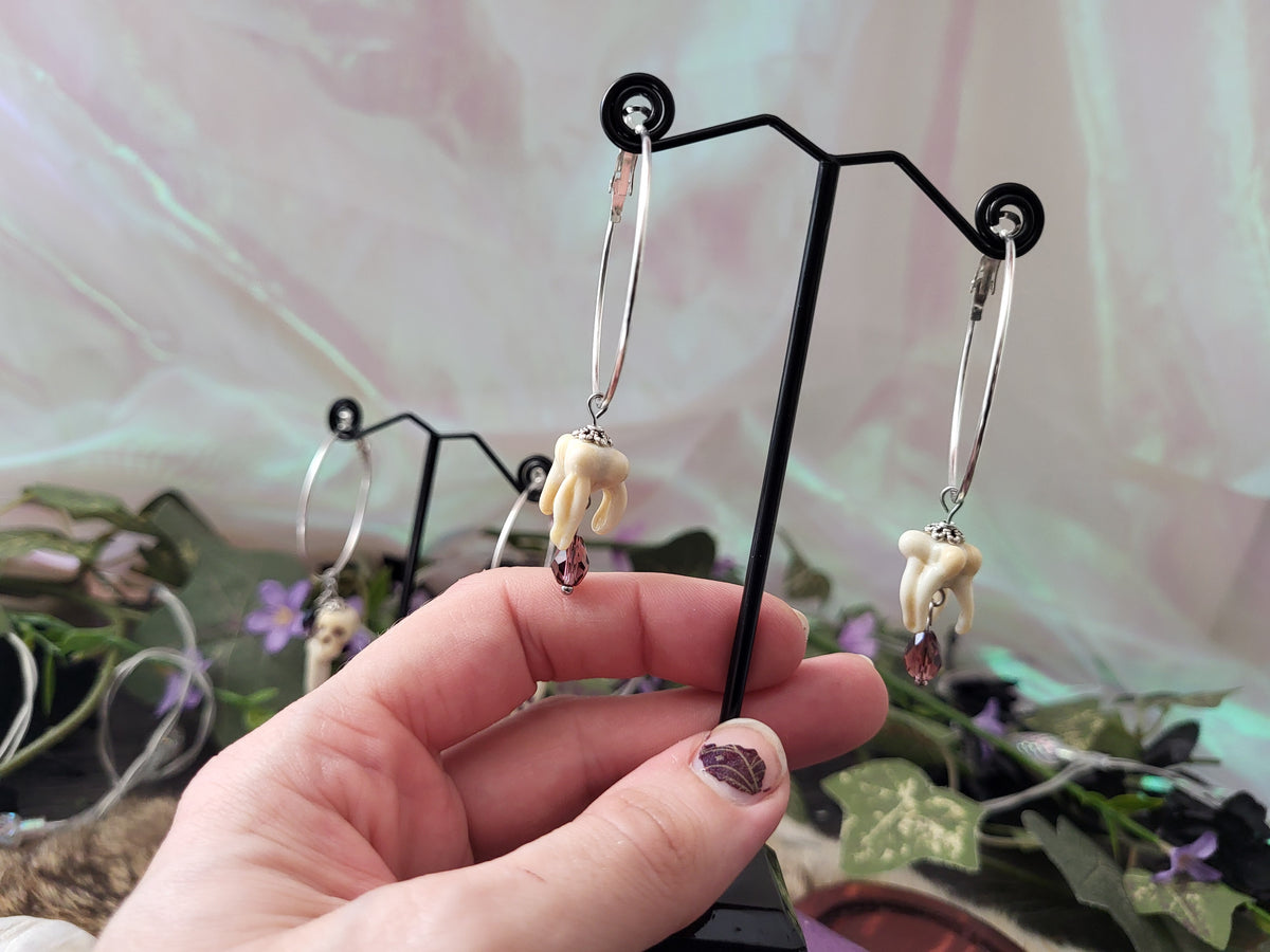 Glass Teeth Earring Sets